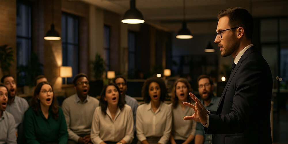 אמן חושים לערב גיבוש – להדליק את צוות העובדים